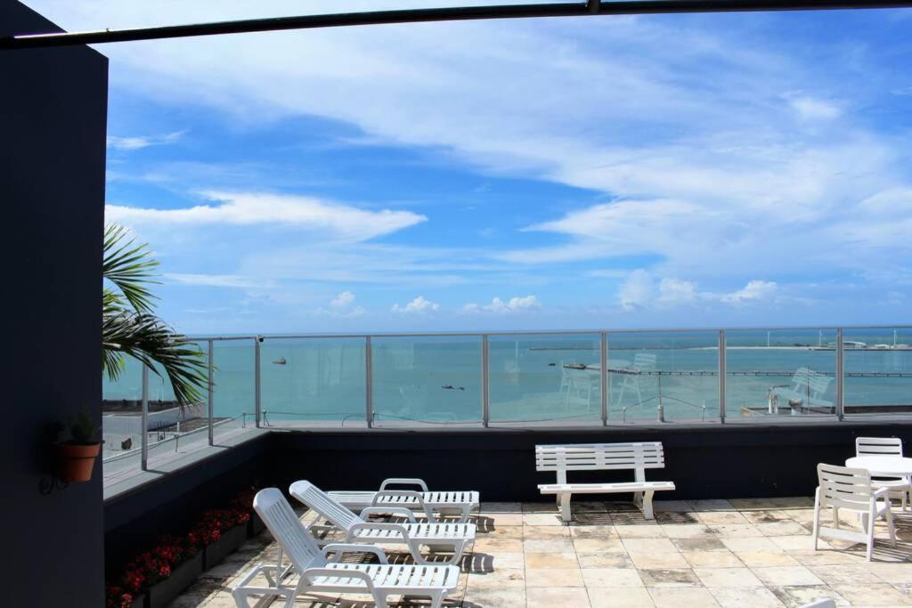13 FLAT BEIRA MAR Com ENERGIA, VAGA, 3 CAMAS, WI-FI e AR Fortaleza (Ceara) Exterior foto
